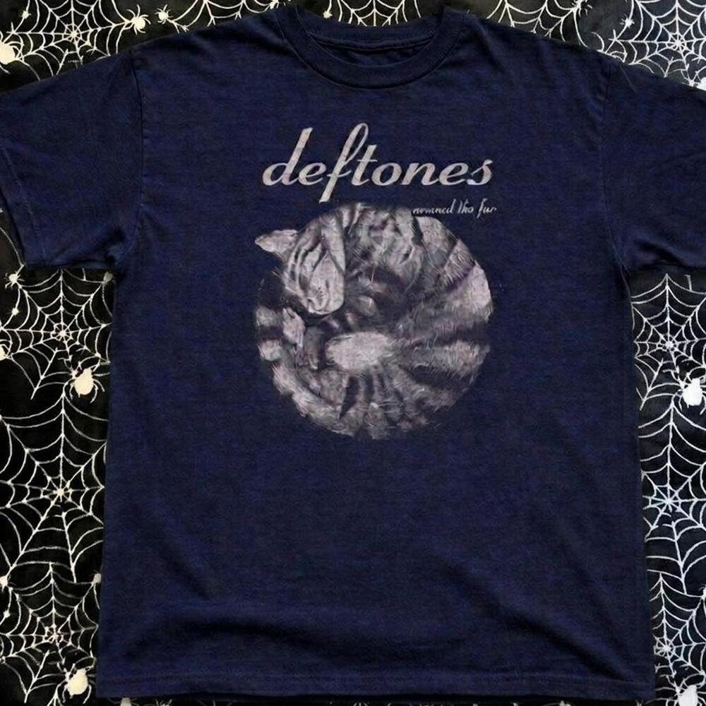 Deftones Navy Blue Band Tee